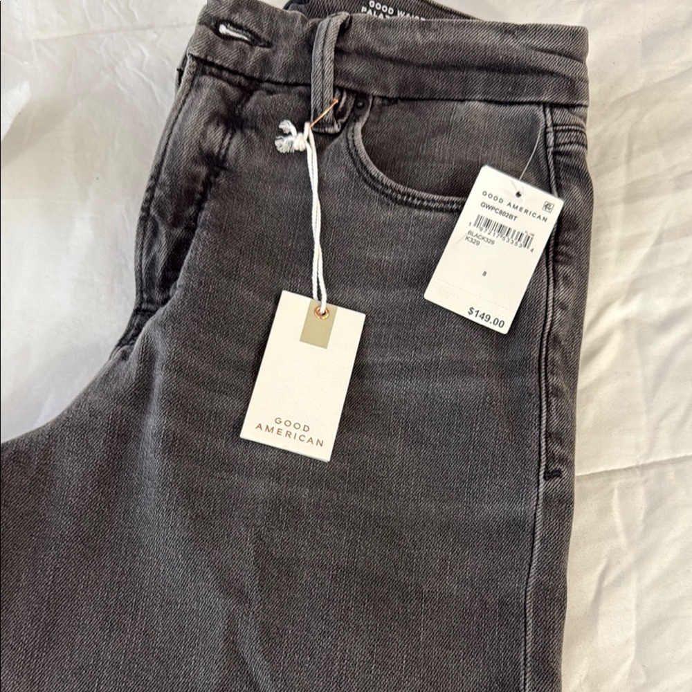 Good American High Rise Jeans - Charcoal